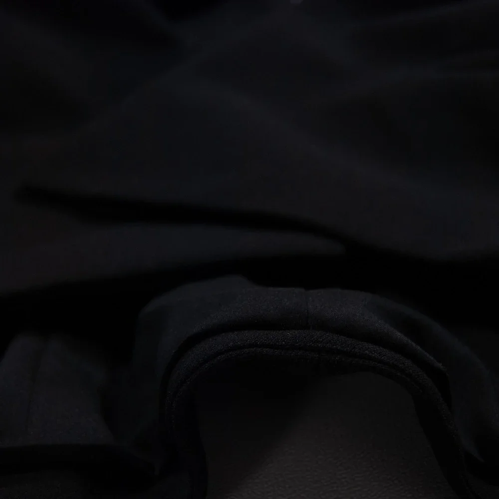 Ann Taylor Black Ruffle Front Blazer Jacket Size 6‎ Career Office Removable